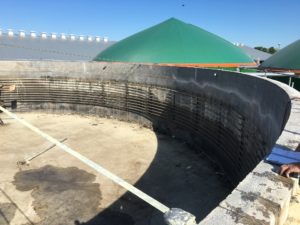 Biogaasimahuti remont